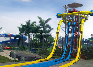 Extraterrestrial Fiberglass Water Slides / Park Open Spiral Water Slide New Style Water Slide