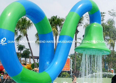 Outdoor Spray Park Equpment Fiberglass Shower For Water Games / Customized Water Slide