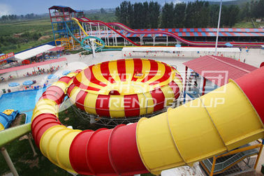 High Capacity Aqua Park Equipment Space Bowl Water Slide With 720 Riders / H