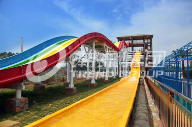 Professional Custom Water Slides , Commercial Rainbow Water Slide