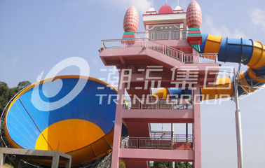 High Quality colorful Super Water Slide  with Space Hole Long Slide for amusement park
