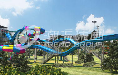 Commercial Water Park Slide Fiber Glass Capacity 360 persons / h for Gaint Water Park