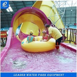 Comercial Indoor Water Play Small Slide / Water Park Ride 100m3 / Hr Water Supply