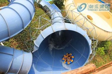 Galvanized Tantrum Carbon Steel Aqua Park Equipment Fiberglass Water Slides for Adventure