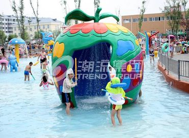 Large Fiberglass and PVC Spray Park Equipment For 3 ~ 5 persons