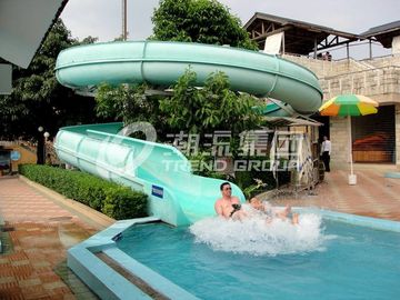 Adult Custom Water Slides , Galvanized carbon steel Water park equipment