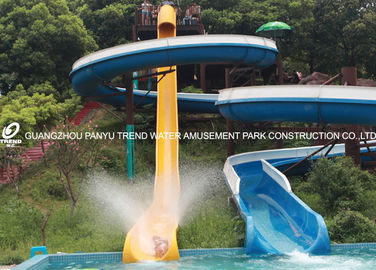 General Water Park Item Custom Water Slides High Speed With 120 Riders / H Capacity
