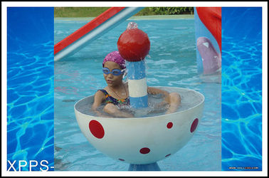Fiberglass Aqua Play, Spray Aqua Park Equipment For Kids and Adults in Swimming Pool