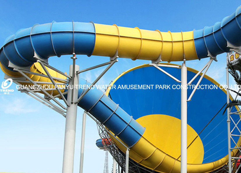 Durable Fiberglass Water Slides For Giant Water Park Large Tornado Water Slide More oscillations provide greater entertainment value. quality fiberglass water slides custom water slides factory from china