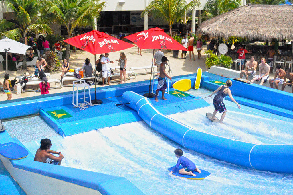 Surfing Flowrider Water Ride , Extreme Sport Fun Ride for Water Attractions