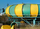 Aqua Park Fiberglass Slide / Space Bowl Water Slide With High Capacity 720 Riders / h