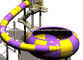 Joy Ride Space Bowl Slide / FRP + Stainless Steel Play Equipment For Schools / Water Park