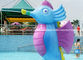 Kids Spray Park Equipment Fiberglass Water Games Spray Cartoon Hippocampus for Water Park
