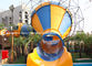 Small Fiberglass Water Slides for family interaction in kids water playground for Water Park