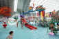 Hotel Kids' Water Playground Indoor Waterparks with Fiberglass Mini - slide