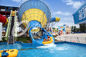 Large Tornado Water Ride Outdoor Water Play Equipment in Yellow Blue Color