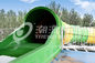 Large Funny Water Theme Parks Equipment Fiberglass Water Slide For Adult