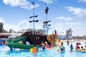 Fiberglass Aqua Play Equipment Pirate Ship Used to Build Water Parks