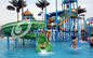 Amusement Water Fortress with Adult Water Slide / Children Waterslide