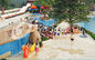 Air blower Material Water Park Lazy River Swimming Pool 3m-6m Width 1m Depth / Customized Water Slide