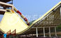 Swing Wave Slide Fiberglass Pool Slides Amusement Park Equipment 11m Height