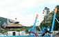 12.5m Height Cannon Ball Fiberglass Water Slides 180 Riders / H Capacity , 25m*7m Floor Space