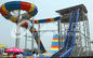 Galvanized Carbon Steel Aqua Slides for Waterpark Project , Pool Water Slide