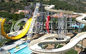 Durable Fiberglass Water Slide For Family Interactive Water Fun In Water Park