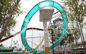 Speed Aqua Loop / Body Slide Aqua Park Fiberglass Water Slides , Platform Height 16m for Water Park