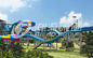 High Speed Big Fiberglass Water Slides At Water Parks , 360 persons / h