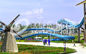 Galvanized Carbon Steel Tube Fiberglass Water Slides for Amusement Water Park