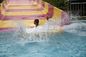 Fiberglass Custom Water Slides / Amusement Park Boomerang Aqua Slide For Giant Water Park