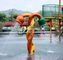 Colorful Carp Spray Park Equipment For Children / Kids in Water Park Fiberglass Equipment