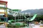 Giant Aqua Park Equipment Exciting Swimming Pool Fiberglass Waterslides For Adults