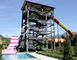 Newest Design Custom Water Slides , Amusement Park Boomerang Aqua Slide For 2 People in Gaint Aqua Park