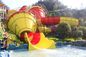 Huge Fiberglass Water Slides Tantrum Valley For Teenagers / Water Park Equipment