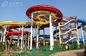 Large durable Custom Water Slides / Profitable water amusement play equipment for families by raft or body