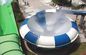 Outdoor Water Play Equipment , Fiberglass Space Bowl Slide for Theme Park