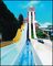 Stainless Steel Fiberglass Water Slides With Rainbow Color For Kids / Adults in Water Park