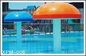 Customized Fiberglass, PVC Spray Mushroom Aqua Park Equipment For 3 - 5 Persons