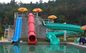 Indoor / Outdoor Fiberglass Water Slides Games For Kids / Family Holiday Resort