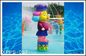 Water Sprayground Spray Park Equipment , Monkey Cartoon Shaped Aqua Play Water Park