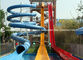 Oragne High Speed Slide Custom Water Slides Common Aqua Park Facility