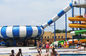 Aqua Park Fiberglass Water Slides, 19m Height Waterpark Super Bowl For Water Park