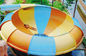 Water Playground Equipment Fiberglass Water Slides , Super Bowl Water Slide