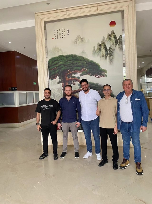 Latest company case about New client visited our company