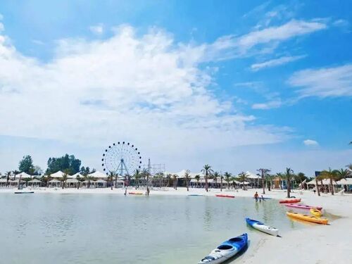 Latest company case about Artificial Lagoon | Crystal-Clear Swimming Lagoon with Beach Entry for Resorts & Hotels | Vison Waterparks