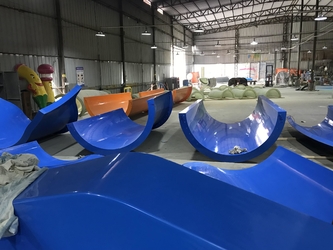 GUANGZHOU VISON INTERNATIONAL WATER PARK EQUIPMENT CO.,LTD factory production line