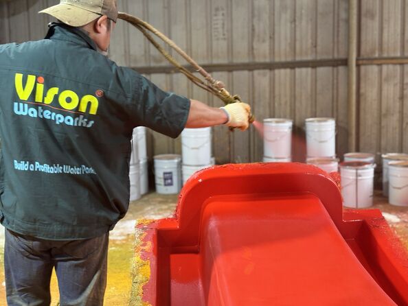 GUANGZHOU VISON INTERNATIONAL WATER PARK EQUIPMENT CO.,LTD factory production line