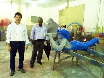 GUANGZHOU VISON INTERNATIONAL WATER PARK EQUIPMENT CO.,LTD factory production line